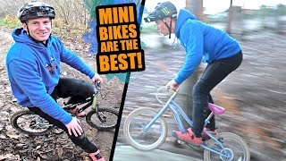 MINI MOUNTAIN BIKES ARE THE BEST!