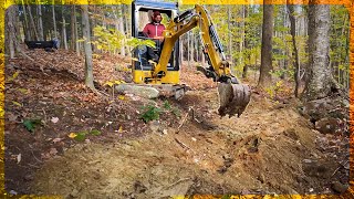 Building a Tiny Catch Berm - Route 301 Ep 2
