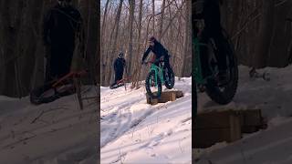 Winter mountain biking shenanigans  • #mtb