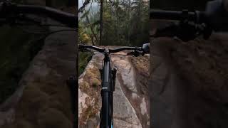 Sketchy Mountain Bike Line in Squamish BC #shorts