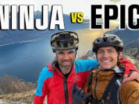 Ninja contro Epico sul vert gardesano