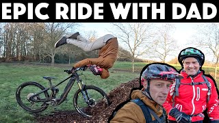 MTB WITH DAD// XMAS EPIC RIDE!!
