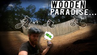 How good are these wooden trail features!...