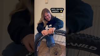MTB tyre expectation vs reality  #shorts #mtb...