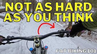 How To Corner In The Snow | Fat Bike 101