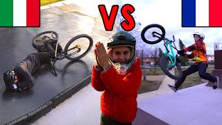 Italia VS Francia in skatepark - Christmas...