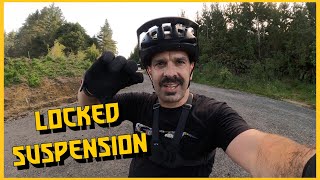 LOCKING SHOCKS TO GET A PB?  - After rain MTB...