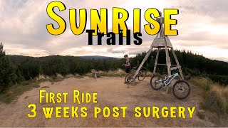 Back at it - 3 weeks post surgery - MTB...