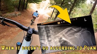 MTB crash on Corridor Trail - MTB Rotorua