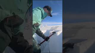 Avalanche Compression Test on Oboe Summit in...