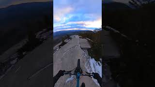 The sound of studs on ridgeline slab... #mtb...