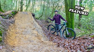 We Build and Ride a New Trick Jump Feature on...