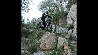 Riding Giant Steps with a Mountain Bike is FUN...