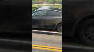 Wall riding a Tesla
