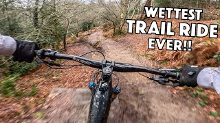RIDING THE WETTEST TRAILS EVER!!