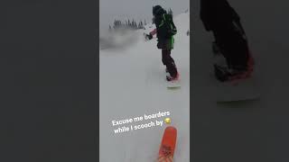 Just going to scooch by the boarders  #shorts