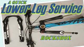 Lower Leg Service - Rockshox Revelation Forks