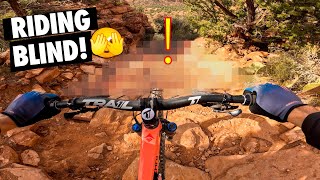 This trail is MUCH SKETCHIER when I don’t...