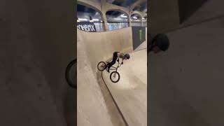 I rode BMX at the Source skatepark  #bmx
