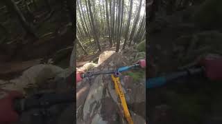 Rolling into a big drop