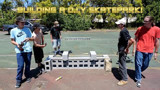 BUILDING A D.I.Y SKATEPARK #4