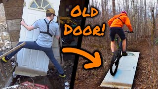 Building A Bike Jump Out Of A Door!