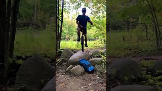 RC Unicycling on MTB Trails is Hard.