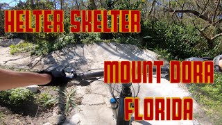 Mountain biking Helter Skelter at Mount Dora...