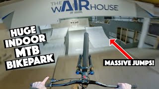 RIDING LARGEST INDOOR MTB BIKE PARK IN THE UK!!