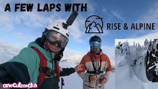 A few Laps with @riseandalpine  at Whistler  ...