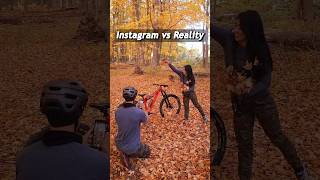 Instagram vs reality, but with bikes  #mtb