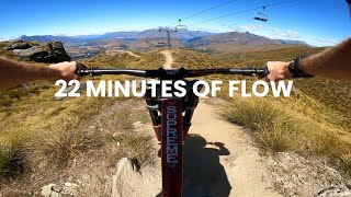 22 minutes of flow trails - Coronet Peak top...
