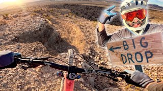 Hard cliffs, big drops, and rowdy descents-...