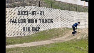 2023-01-21 Fallon Dublin BMX track solo dig day