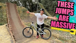 THIS EPIC PRIVATE MTB SLOPESTYLE COMPOUND HAS...