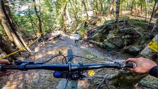 DOWNHILL RIDING WITH WORLD CUP RACERS IS HARD!!