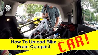 How To Unload Bike From Compact Car