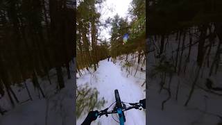 Not sped up... Fatbiking a NH 4k footer! ...