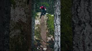 Airing a Steep Rock Roll! #mtb #shorts