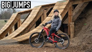 IT'S ABOUT TIME I START RIDING SOME BIGGER JUMPS!