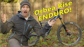 ORBEA RISE ENDURO! (great bike made better)