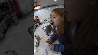 A chill morning at a diner, because the power...
