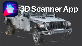 3D Scanner App: Test Scanning A Jeep Gladiator