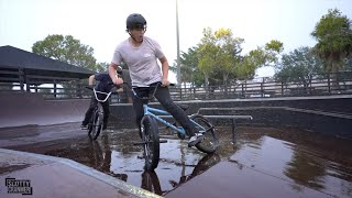 Riding Ramps In The Rain Is Never A Good Idea!