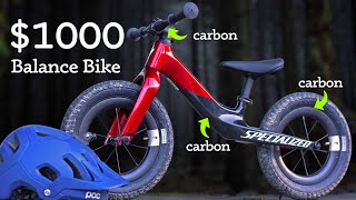 The Hotwalk Carbon is a $1000 balance bike for...