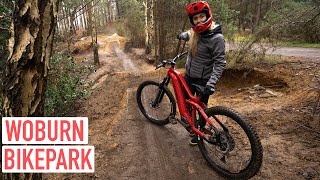 RIDING MORE DIFFICULT TRAILS AT WOBURN BIKEPARK