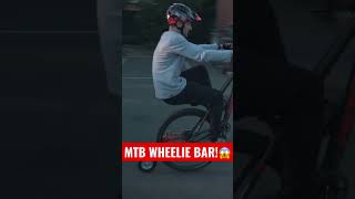 WHEELIE BAR FOR BIKES! #bikes #biking #crash #mtb