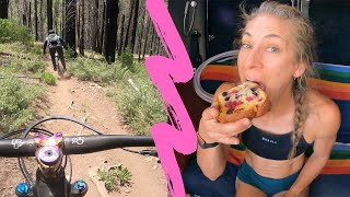 Mountain biking, pastries, and crashes... what...