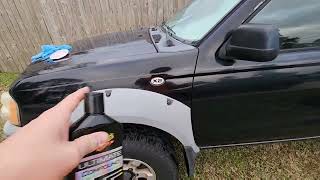 Car Paint Restoration On 2001 Nissan Frontier...