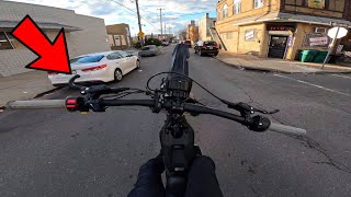 TRYING NO HAND WHEELIES ON SUR RON X!! *NO BRAKES*